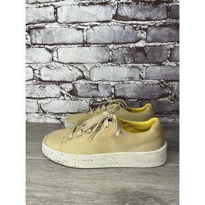 Camper Yellow Leather Casual Lace Up Lightweight Sneakers Women Sz 37EU/6.5M US